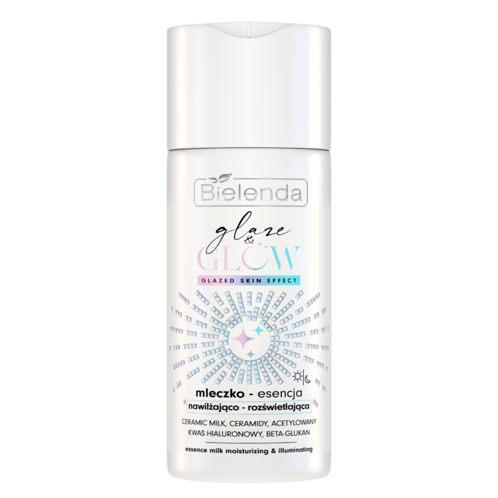 Bielenda Glaze & Glow Essence Milk Hydratant & Illuminateur 120ml