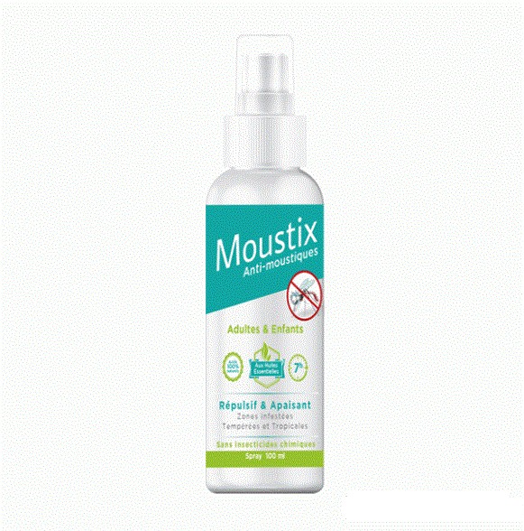 MOUSTIX SPRAY ANTI-MOUSTIQUES REPULSIF ET APAISANT 100ML