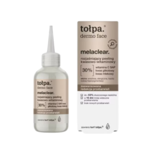 TOLPA DERMO FACE MELACLEAR PEELING CORRECTEUR ECLAT & TACHES 50ML