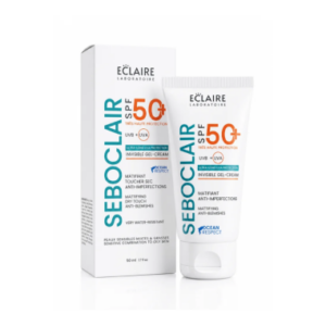 ECLAIRE Seboclair – Écran Invisible SPF50+ Peaux Sensibles Mixtes à Grasses 50 ml