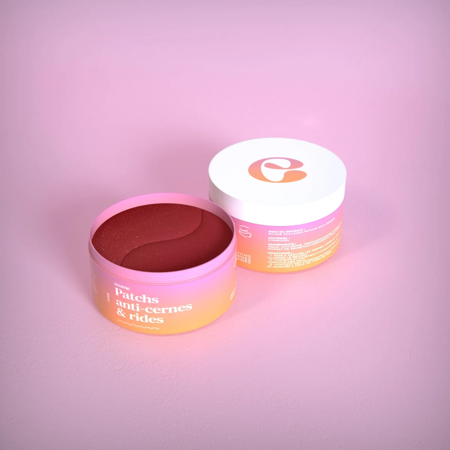 ÉCUME COLLAGEN – PATCHS ANTI-CERNES Boîte de 60 patchs – Image 4