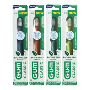 GUM CLASSIC BROSSE À DENTS MEDIUM 410 – BIO-SOURCÉE