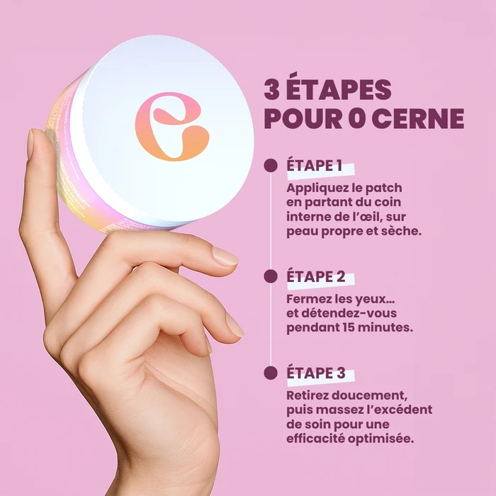 ÉCUME COLLAGEN – PATCHS ANTI-CERNES Boîte de 60 patchs – Image 3