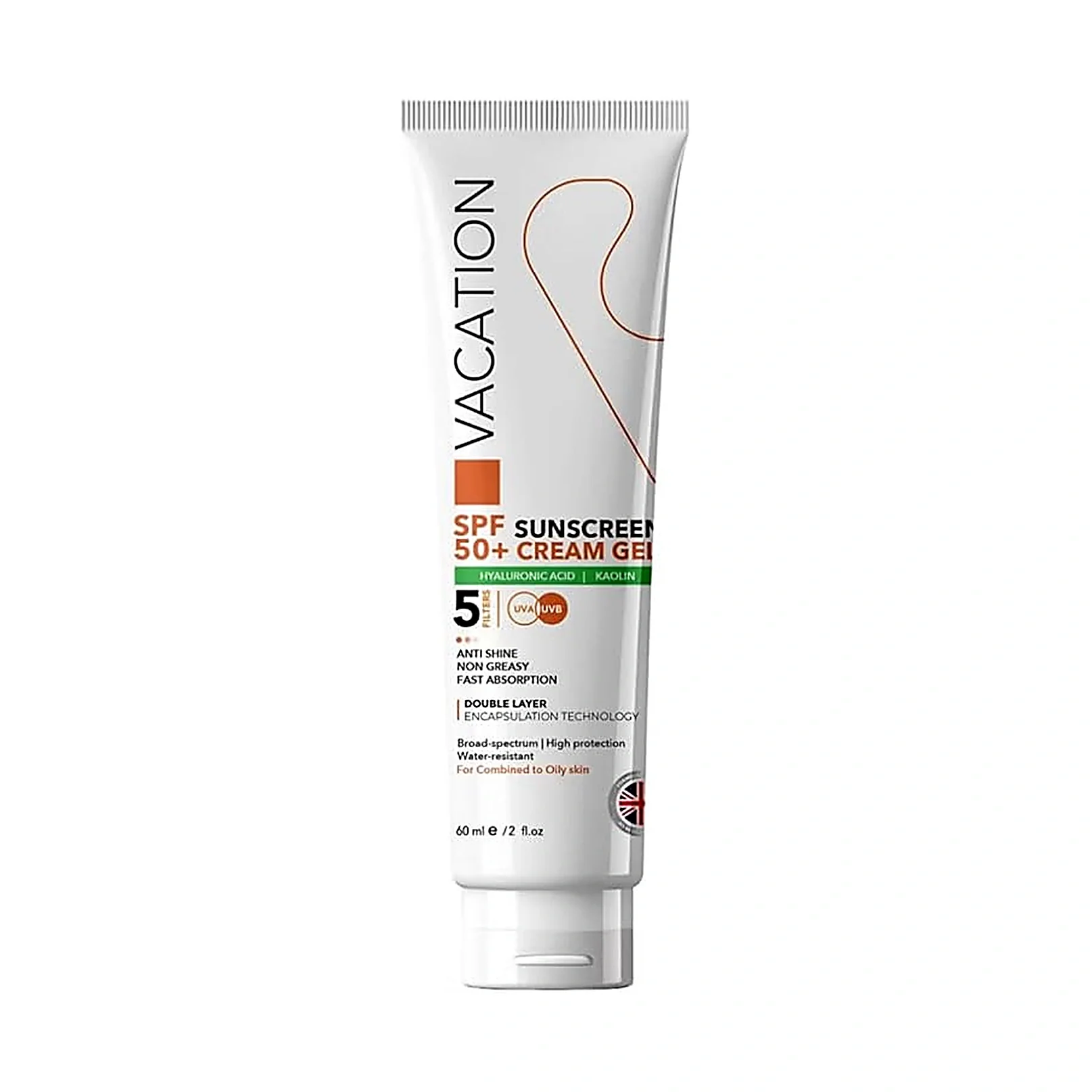 VACATION SUNSCREEN GEL CREME SPF50+ – PEAUX MIXTES À GRASSES