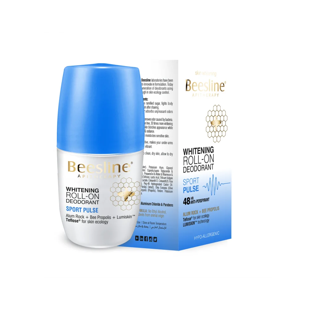 BEESLINE DÉODORANT WHITENING ROLL ON SPORT PULSE 50ML