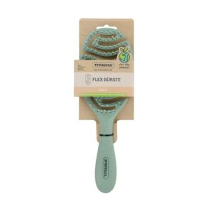 TITANIA Brosse Flex en Plastique Recycle Collection Vert Doux - 2886