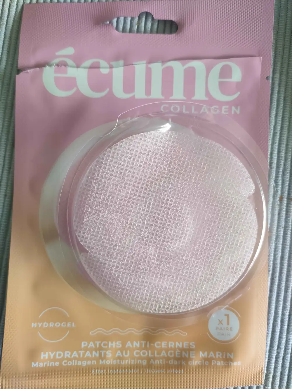 ÉCUME COLLAGEN – PATCHS ANTI-CERNES *1 PAIRE – Effet instantané
