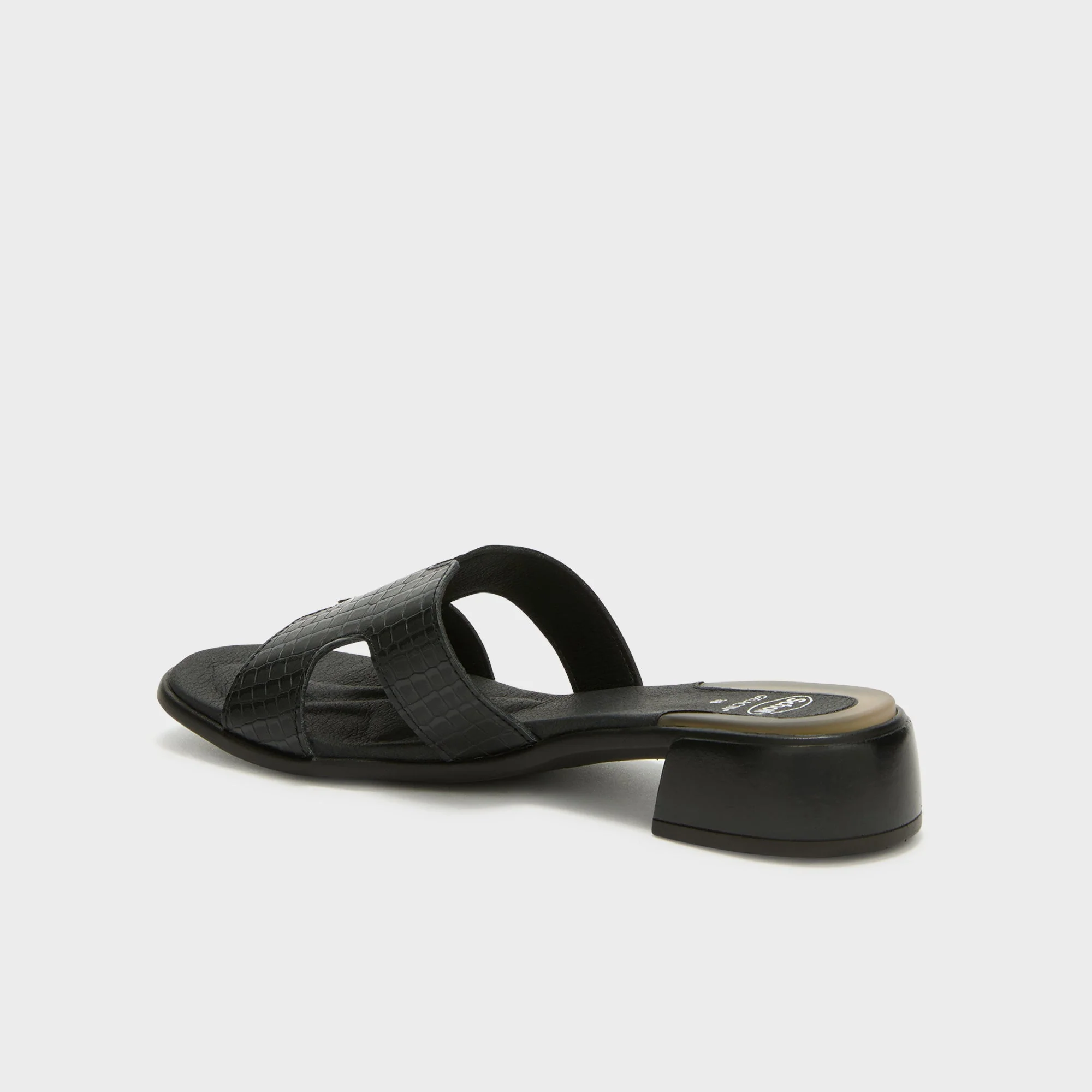 SCHOLL PANTELLERIA CROCO NOIR – Image 5