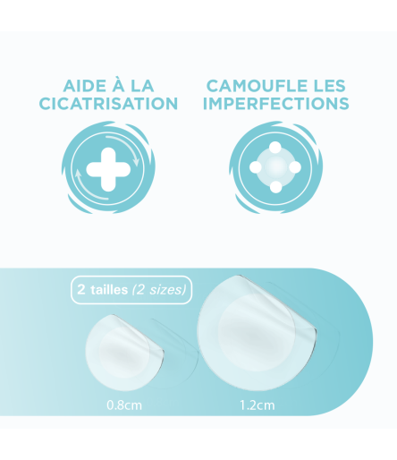 ANYCARE PATCHS HYDROCOLLOÏDES ANTI-IMPERFECTIONS – 36 PCS (2 tailles) – Image 2