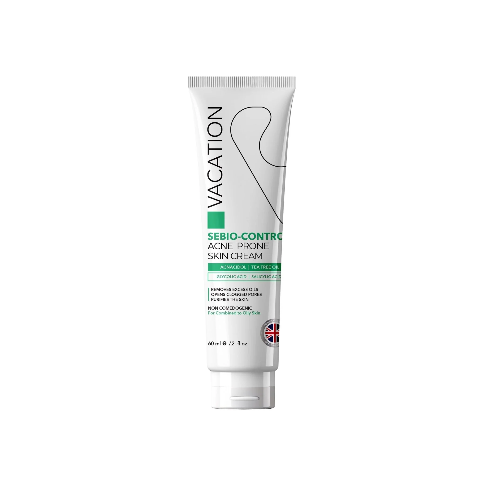 Vacation Sebio-Control Crème pour Peaux à Tendance Acnéique – 60 ml